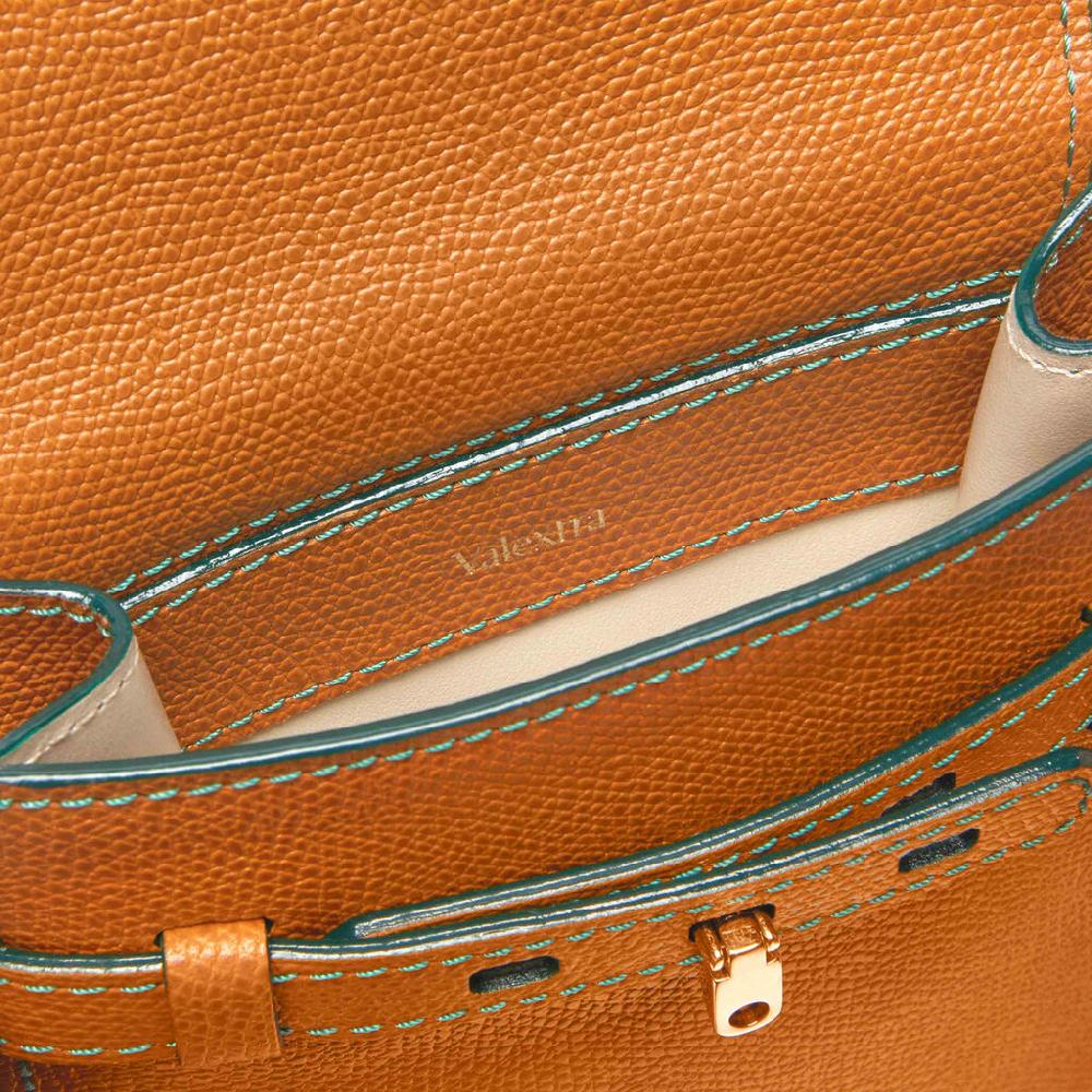 Valextra Borsa a tracolla Micro in Pelle Marrone | Valextra Brera Acquista Ora