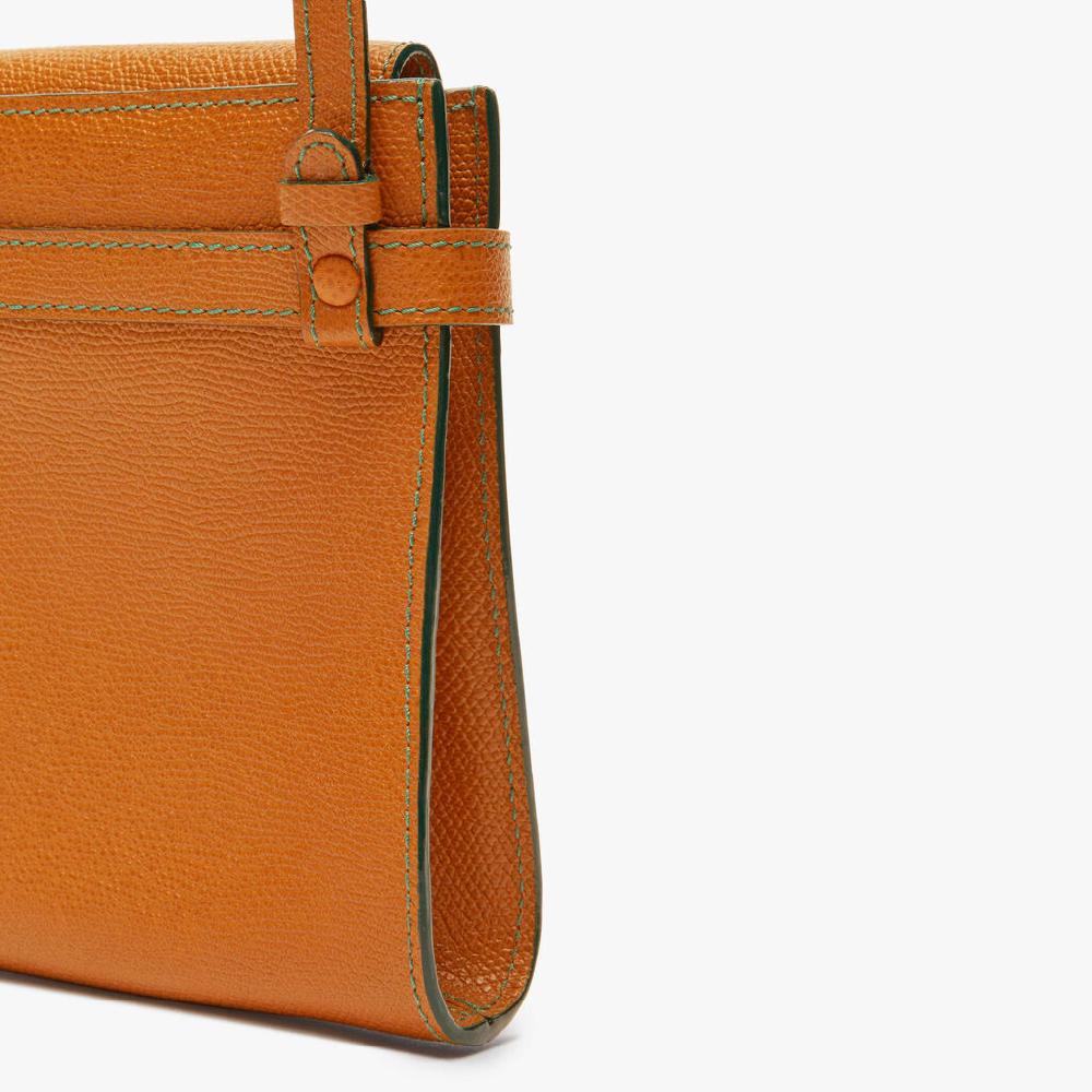 Valextra Borsa a tracolla Micro in Pelle Marrone | Valextra Brera Acquista Ora