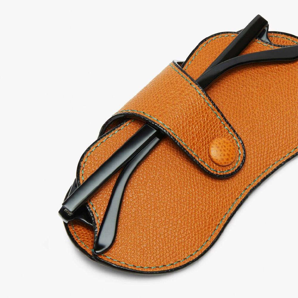 Valextra Custodia occhiali in Pelle Marrone | Valextra Promozione Limitata
