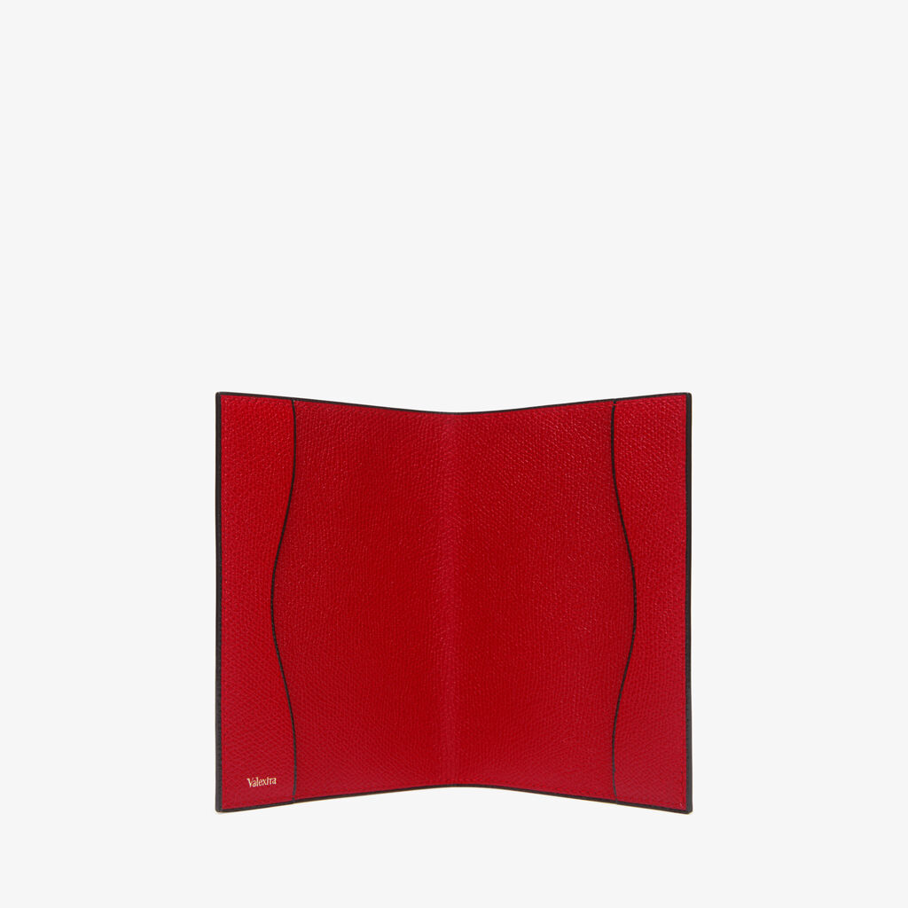 Valextra Porta passaporto da Donna in Pelle Rossa di Lusso | Valextra Shopping Online