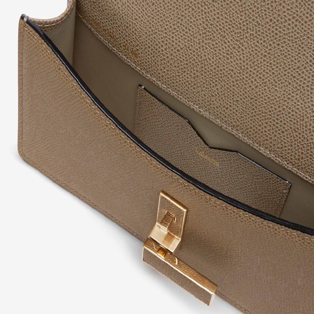 Valextra Clutch da Donna in Pelle Marrone di Lusso | Valextra Iside Shopping Online