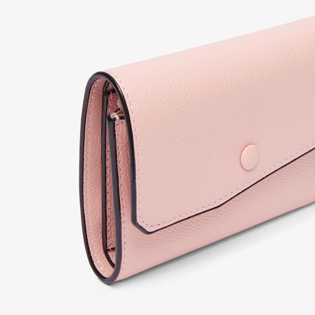 Valextra Portafoglio piccolo da Donna in Pelle Rosa | Valextra Pocket In vendita