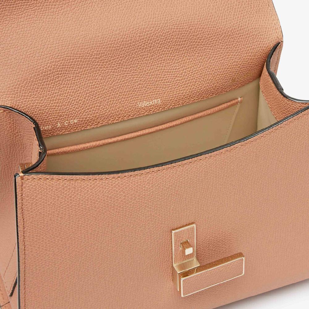 Valextra Borsa a mano Donna Mini in Pelle Marrone | Valextra Iside Prezzo Ridotto