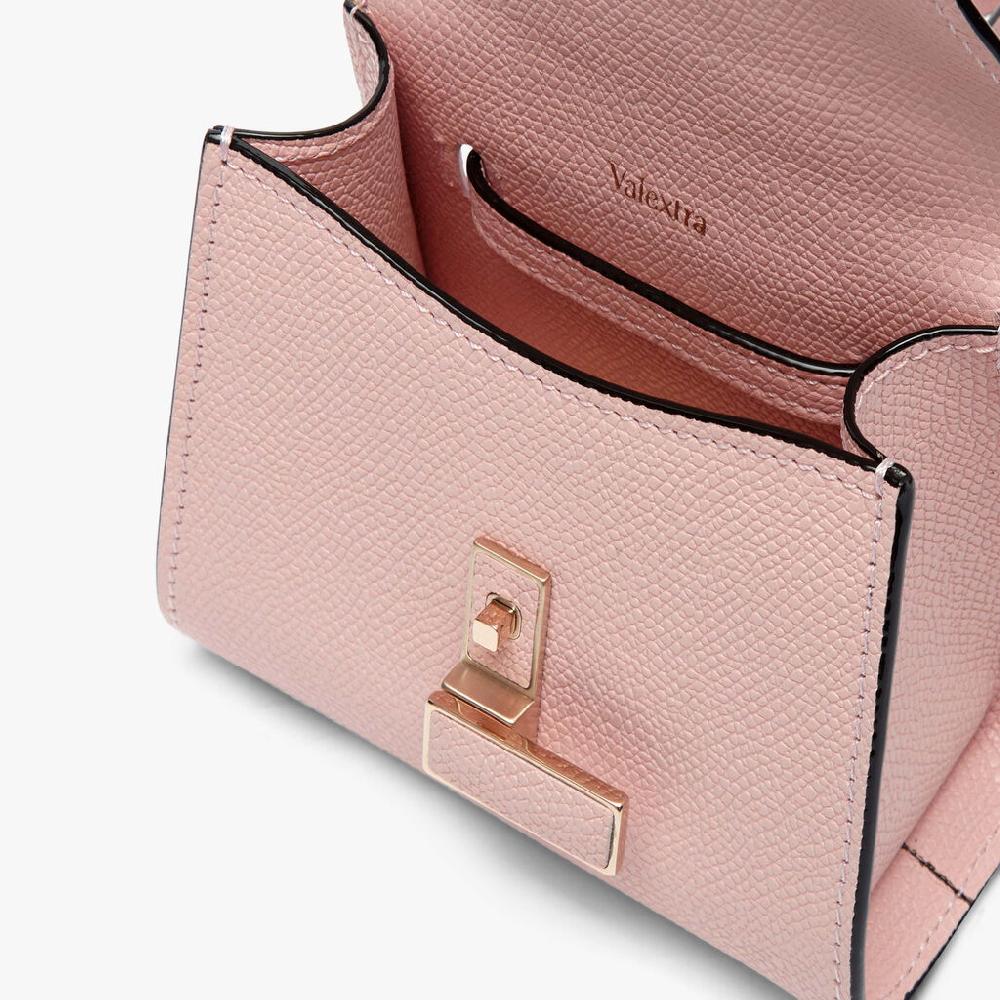 Valextra Borsetta cintura da Donna in Pelle Rosa | Valextra Iside Saldi