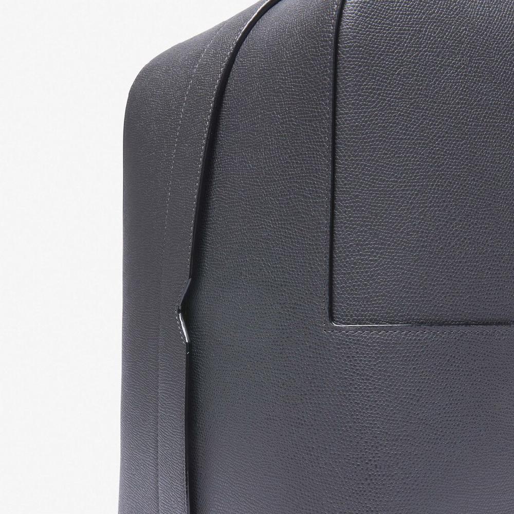 Valextra Valextra V-Line: Zaino da viaggio porta PC in Pelle Grigia In Saldo
