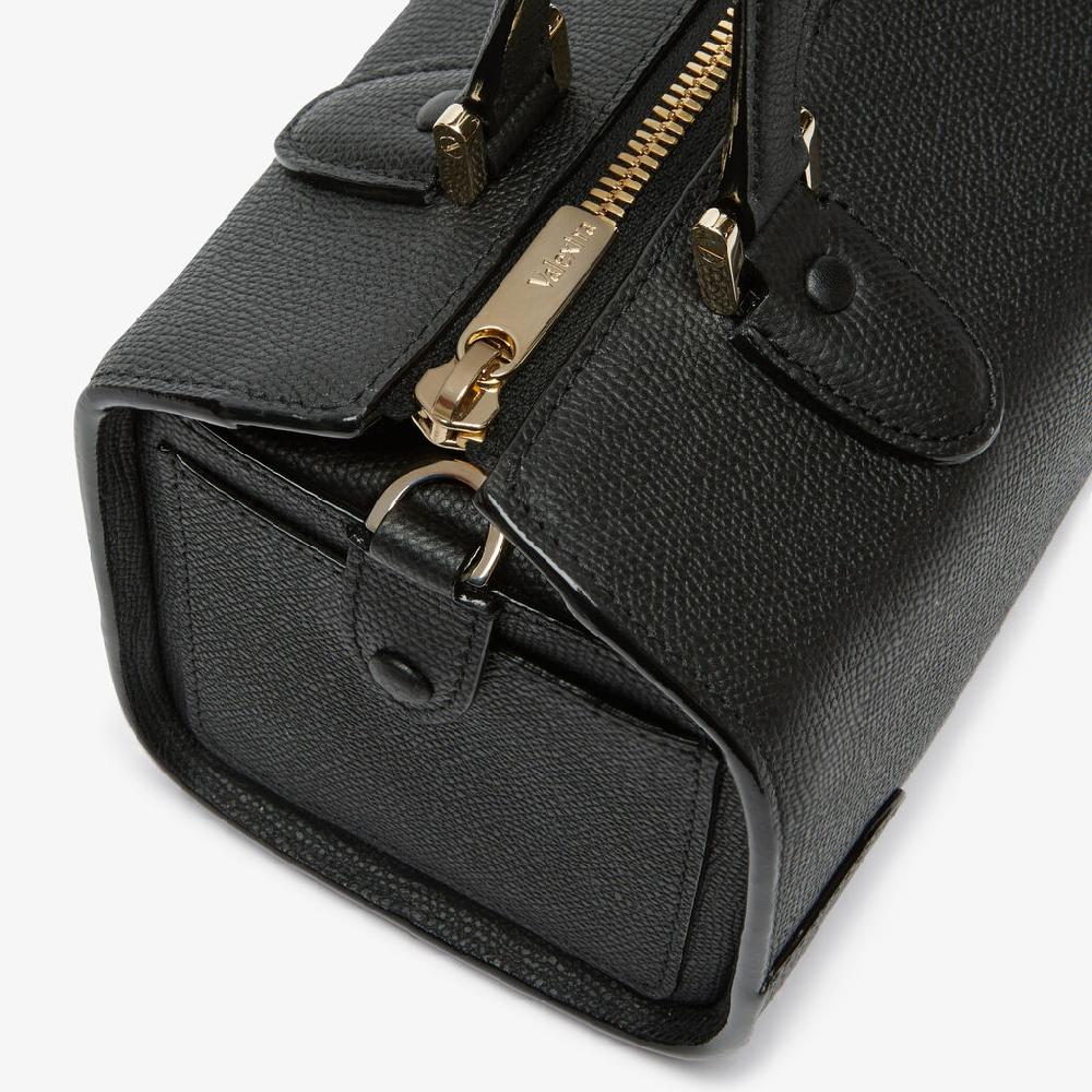Valextra Borsa bauletto Mini elegante in Pelle Nera | Valextra Babila Qualità Garantita