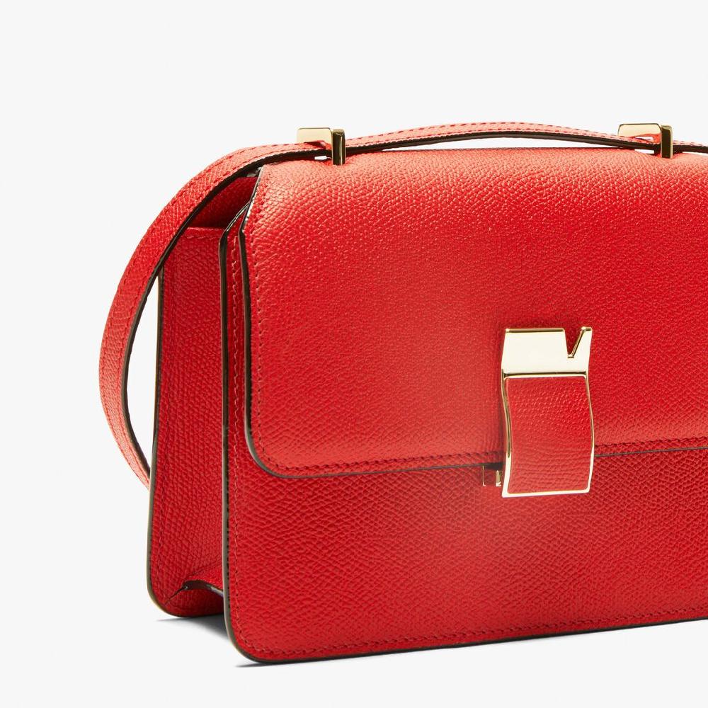 Valextra Borsa a tracolla in Pelle Rossa tracolla regolabile | Valextra Fino Al -60%
