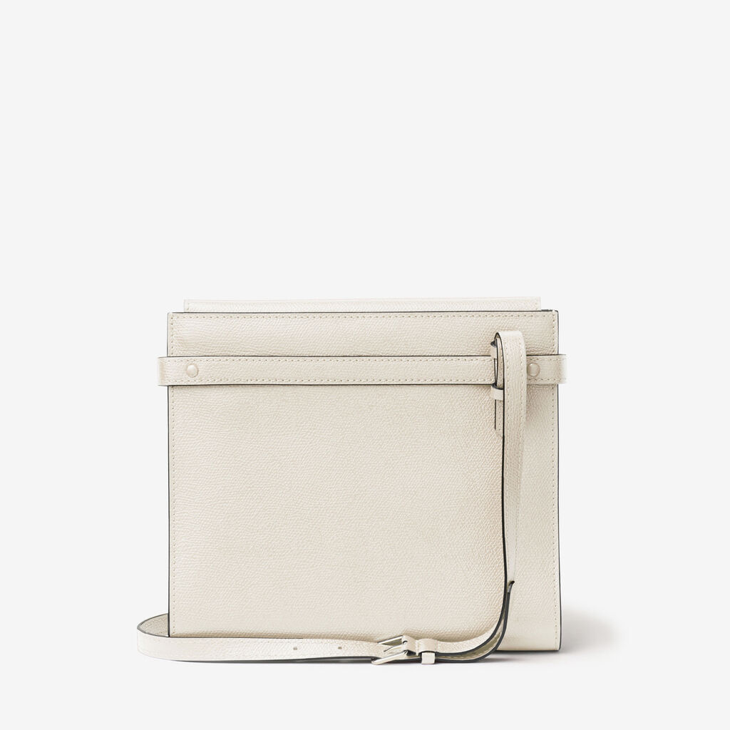 Valextra Borsa a tracolla Mini in Pelle Bianca | Valextra Brera Sottocosto