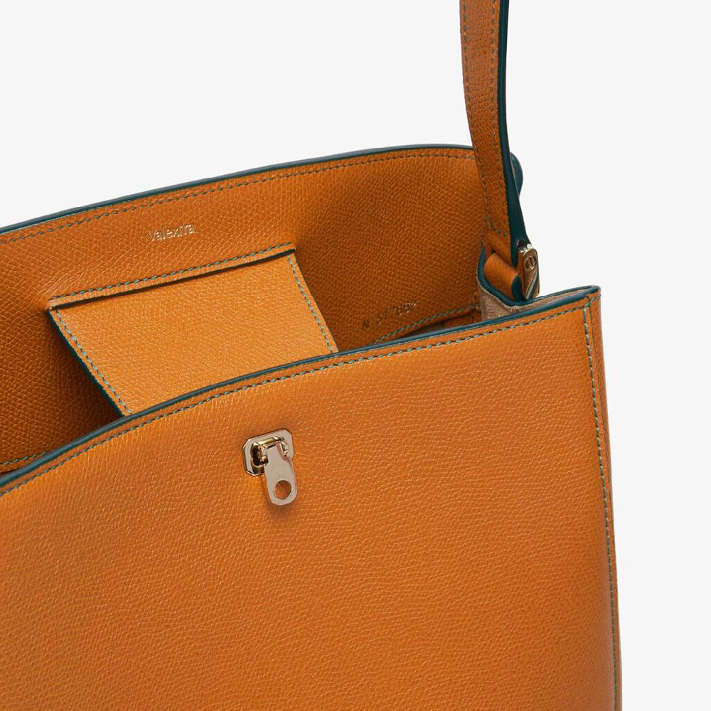 Valextra Borsa a spalla da Donna in Pelle Marrone | Valextra Brera Convenienza