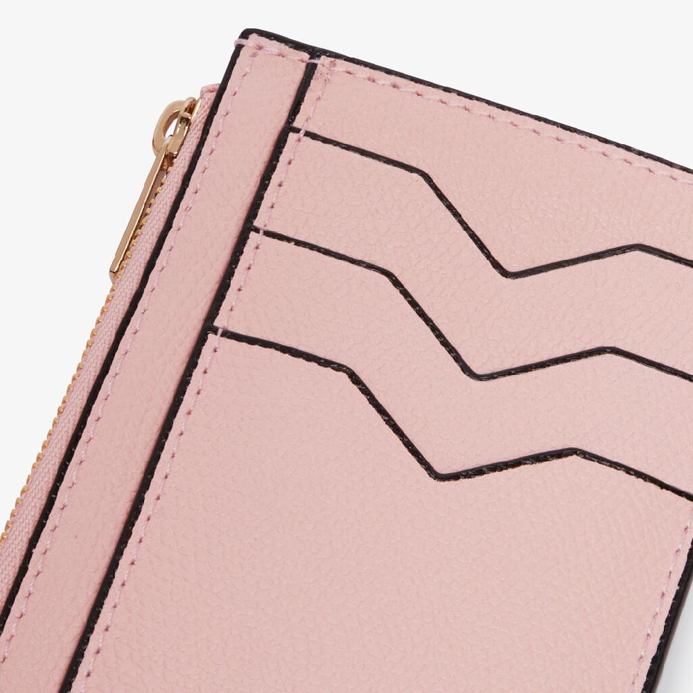 Valextra Portamonete compatto da Donna in Pelle Rosa | Valextra Offerta