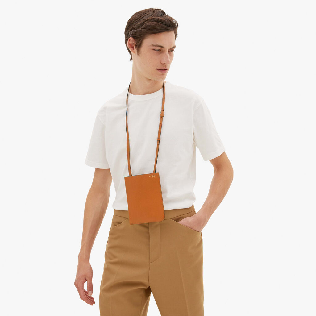 Valextra Portadocumenti a tracolla in Pelle Marrone | Valextra Soft Offerte