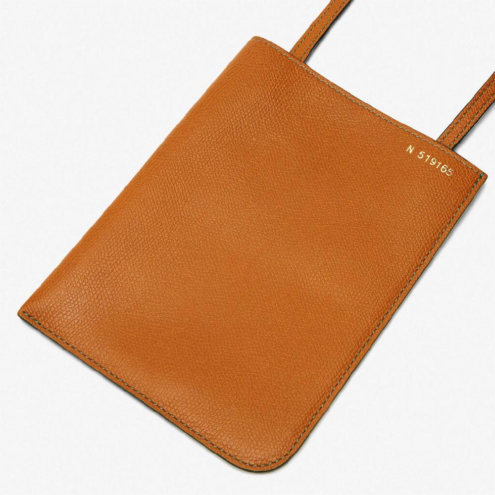 Valextra Portadocumenti a tracolla in Pelle Marrone | Valextra Soft Offerte