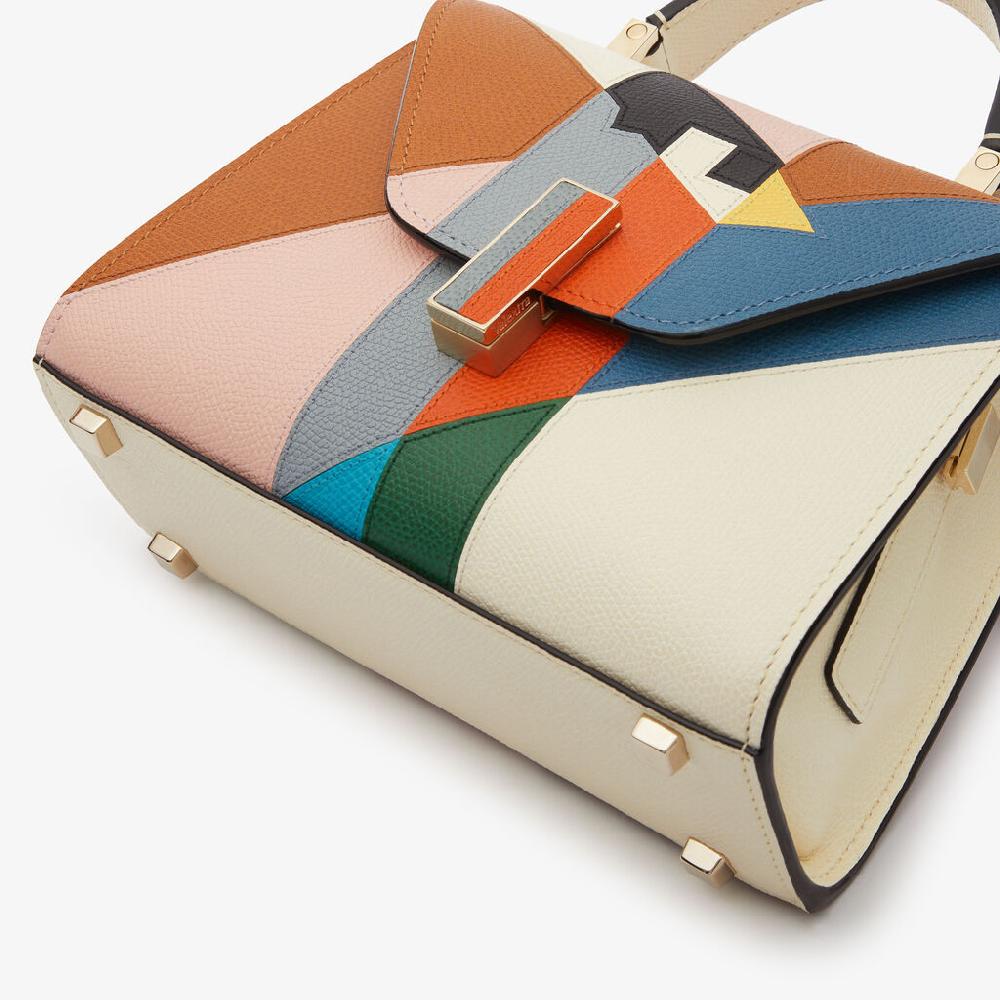 Valextra Borsa a mano da Donna di Lusso in Pelle Multicolore | Valextra Iside Offerta per la Festa della Mamma