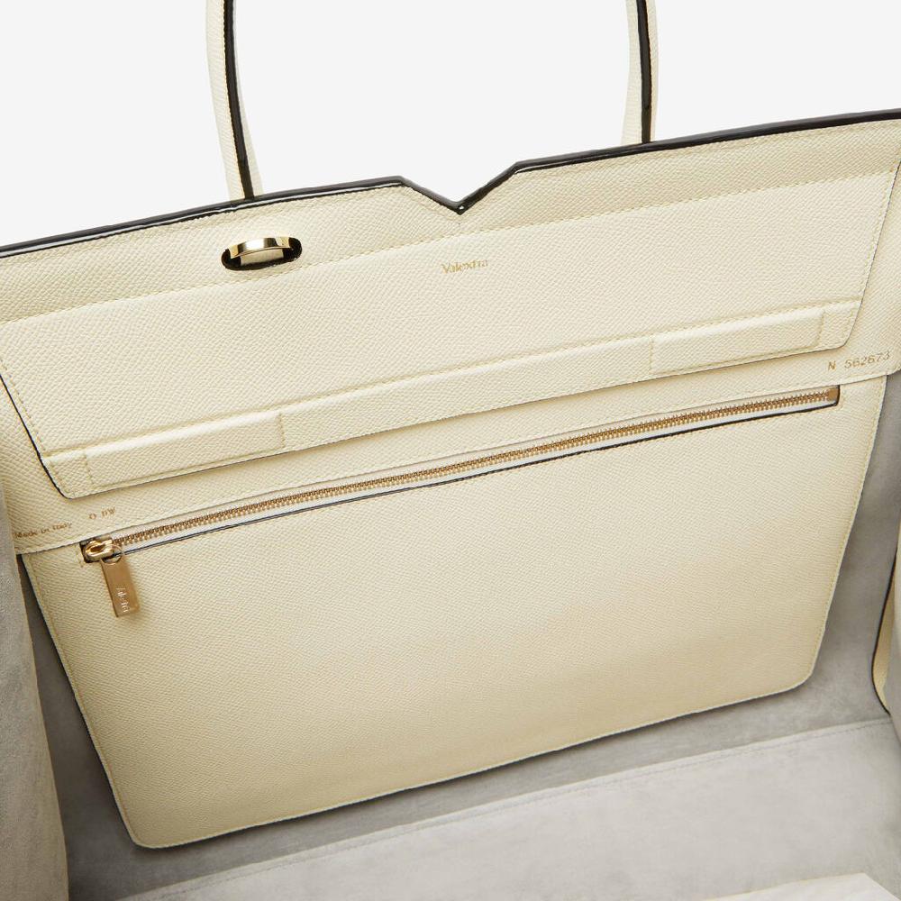 Valextra Borsa a due manici da Donna di Lusso rigida Bianca | Valextra Lightning offer