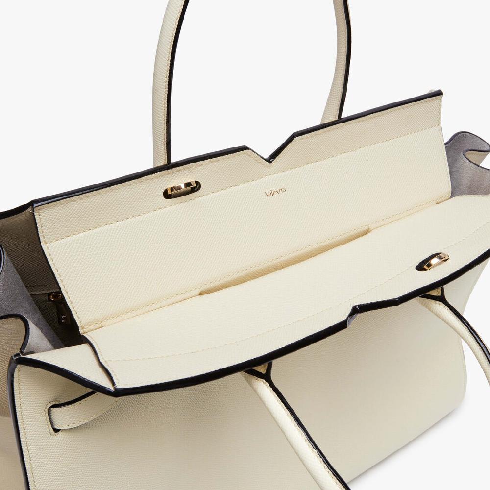 Valextra Borsa a due manici da Donna di Lusso rigida Bianca | Valextra Lightning offer