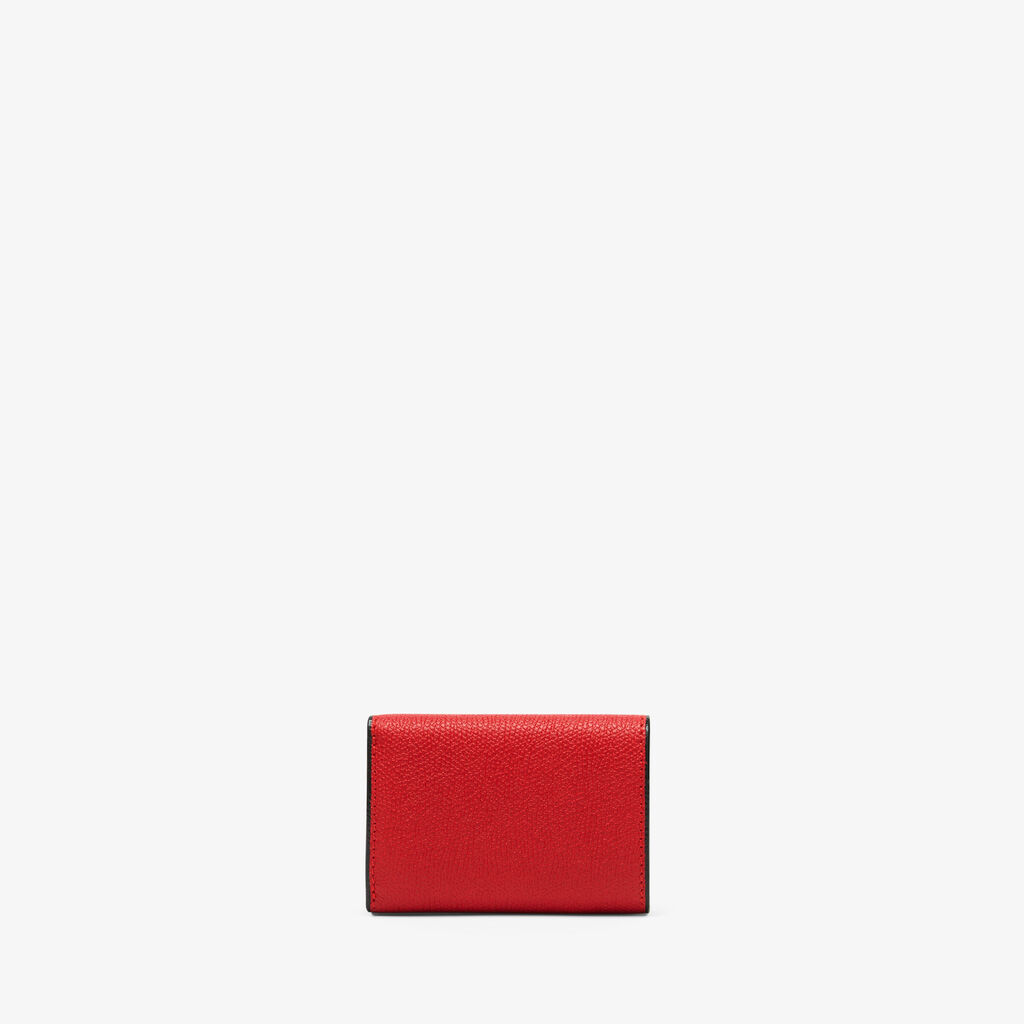 Valextra Portafoglio Bifold compatto in Pelle Rossa | Valextra Sconti VIP