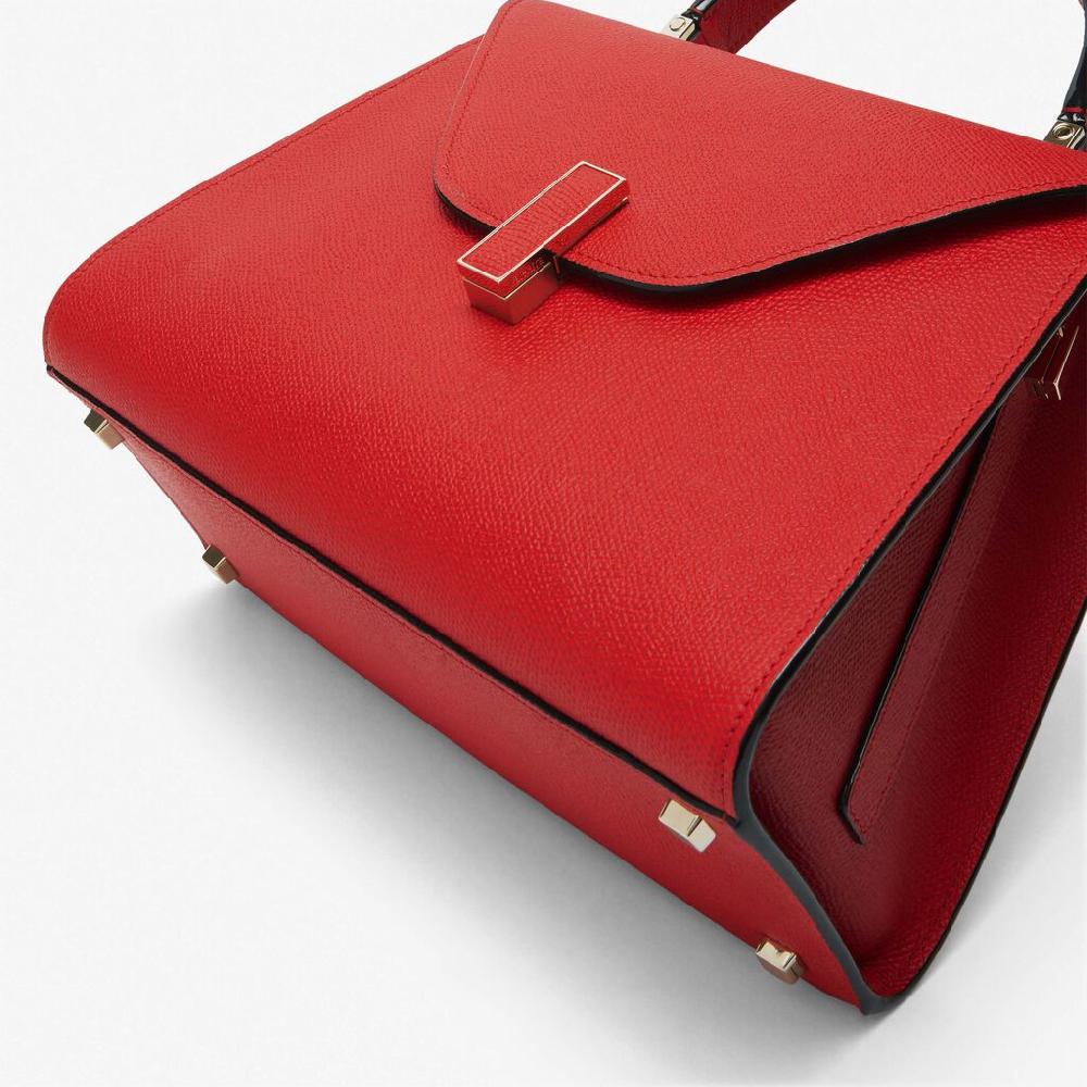 Valextra Borsa a mano Media da Donna in Pelle Rossa | Valextra Iside Prezzo basso