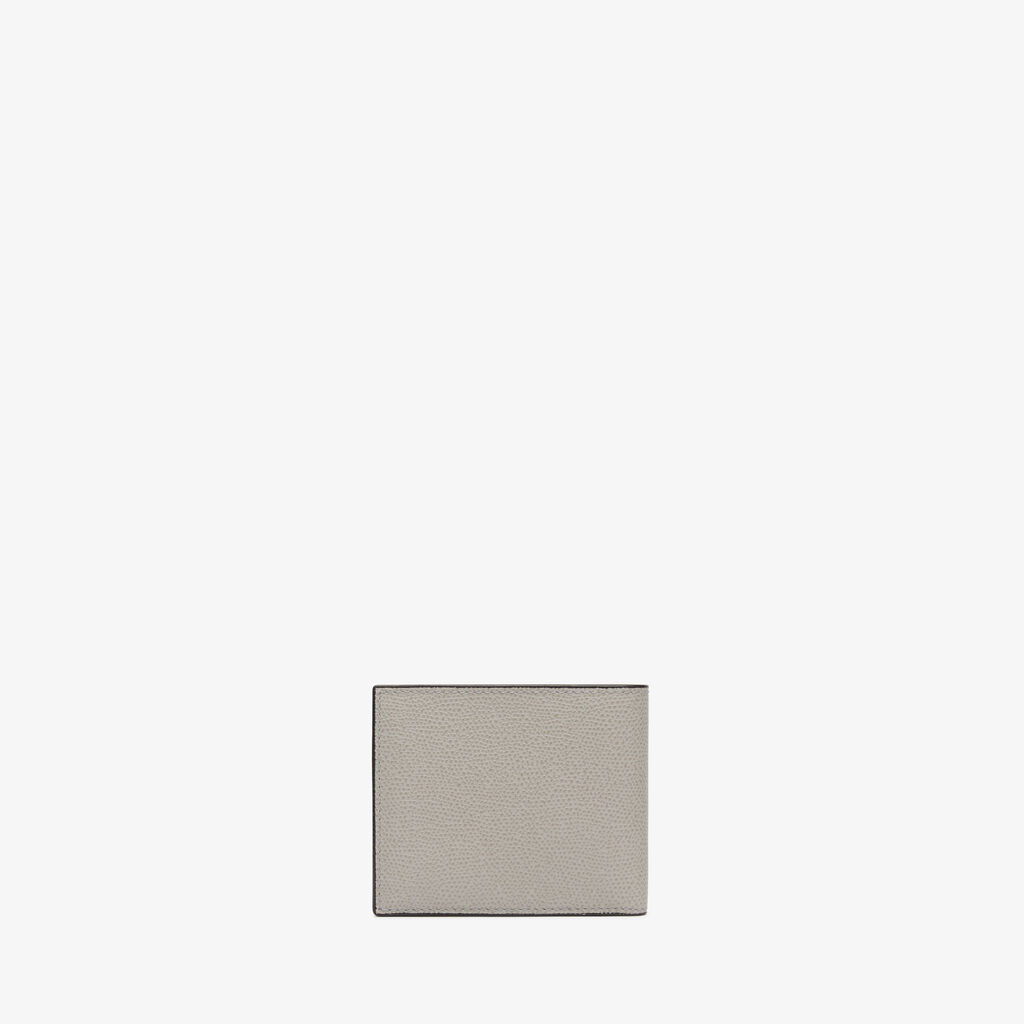 Valextra Portafoglio bifold piccolo in Pelle Grigio chiaro | Valextra Rilascio limitato