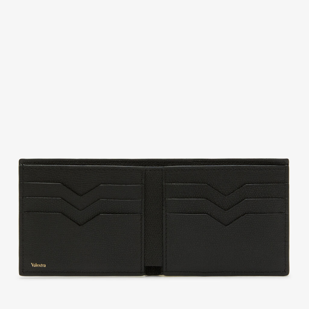 Valextra Porta carte di credito e banconote in Pelle Nera | Valextra Ultimo giorno