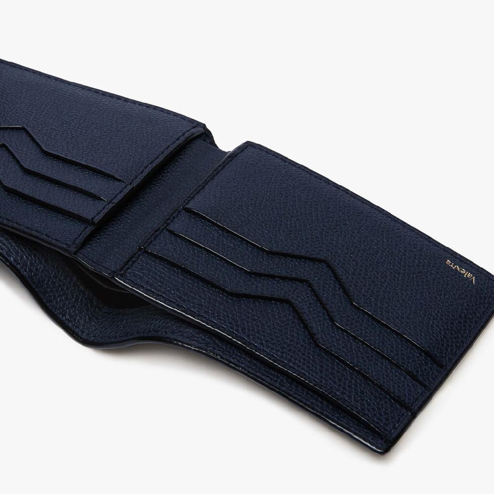 Valextra Portafoglio bifold piccolo in Pelle Blu | Valextra Fino al 50% di sconto