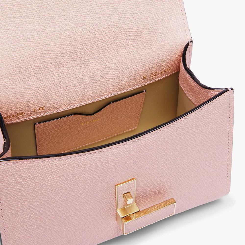 Valextra Borsetta piccola Micro in Pelle Rosa | Valextra Iside Offerta speciale della fabbrica