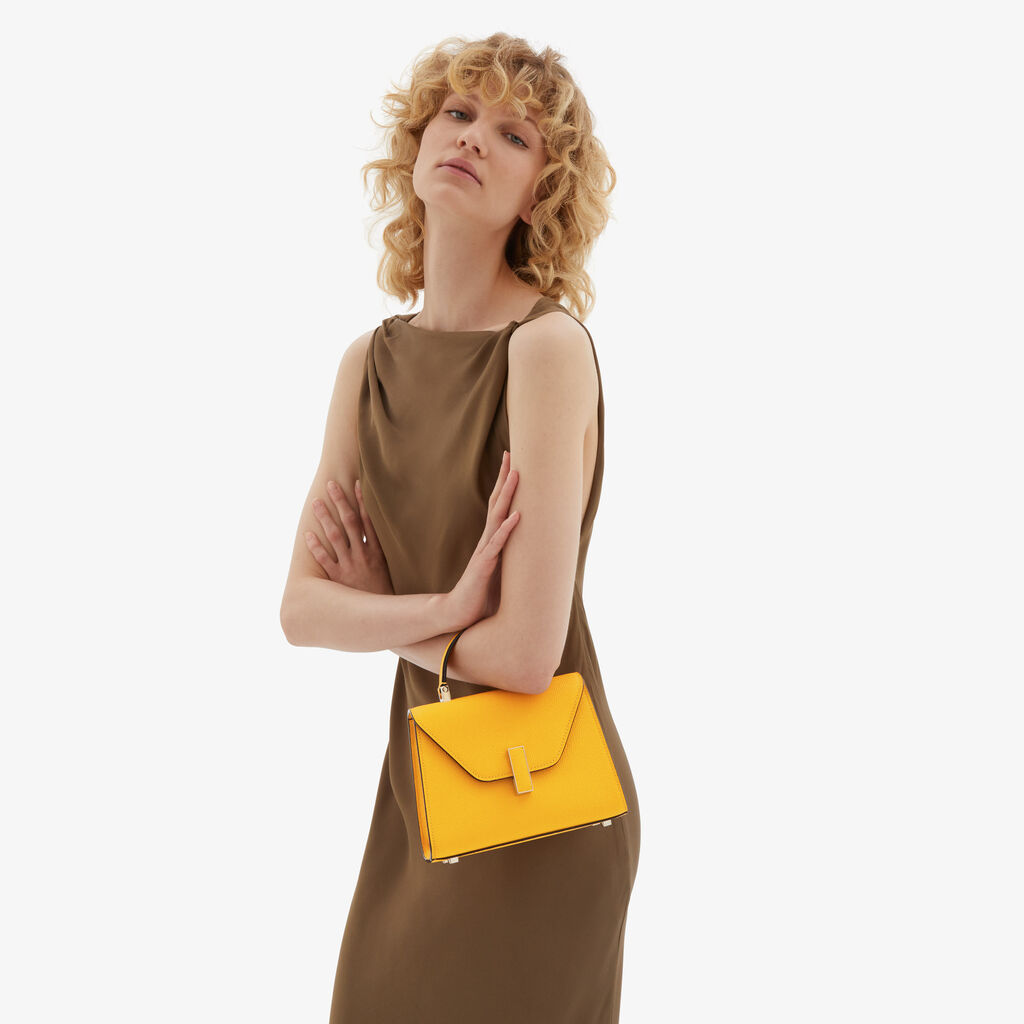 Valextra Borsa a tracolla da Donna in Pelle Gialla | Valextra Iside Fino al 55% di sconto