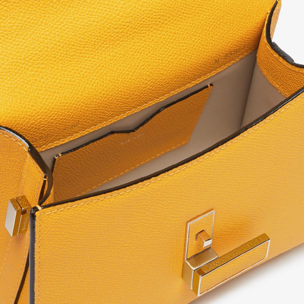 Valextra Borsa a tracolla da Donna in Pelle Gialla | Valextra Iside Fino al 55% di sconto