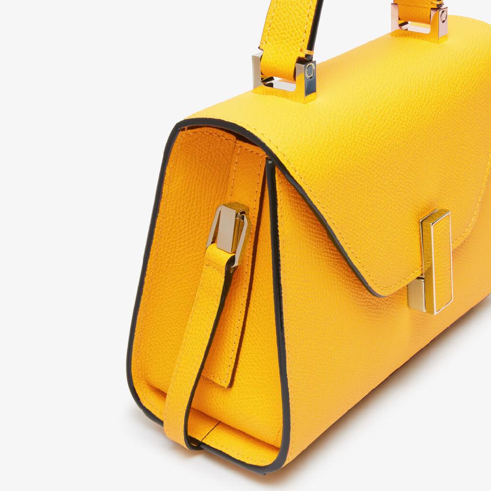 Valextra Borsa a tracolla da Donna in Pelle Gialla | Valextra Iside Fino al 55% di sconto