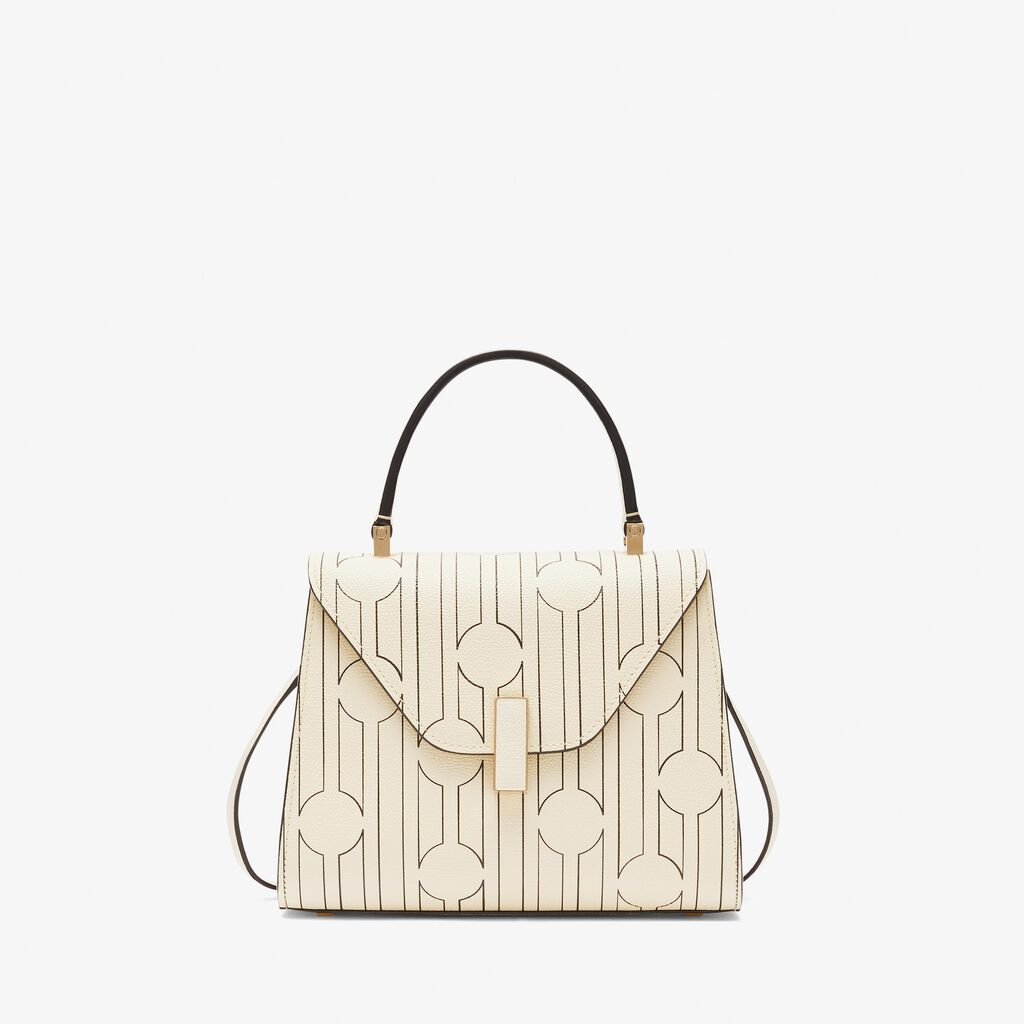 Valextra Borsa a mano Mini da Donna Bianca e Nera | Valextra Iside Limitato a 3 giorni