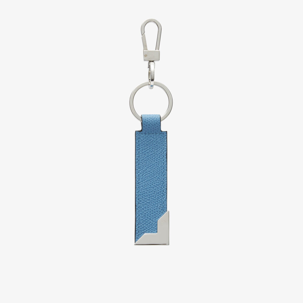 Valextra Portachiavi da Donna di Lusso in Pelle Azzurra | Valextra In Linea