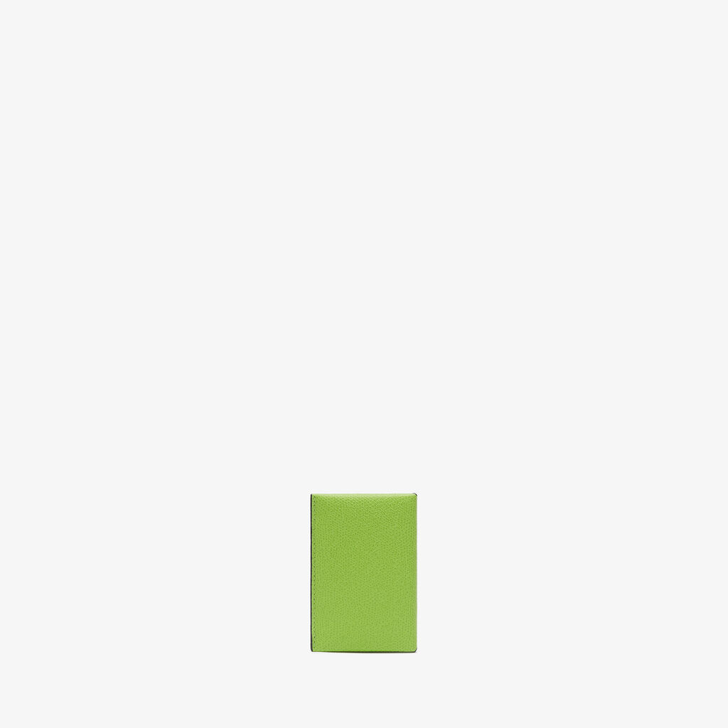 Valextra Porta carte piccolo da Donna di Lusso in Pelle Verde | Valextra Qualità