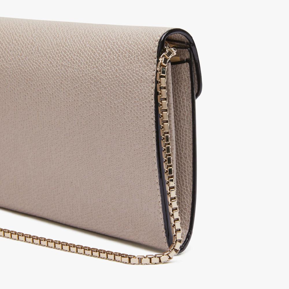Valextra Portafoglio grande da Donna in Pelle Rosa Nude | Valextra Iside Pezzi Unici