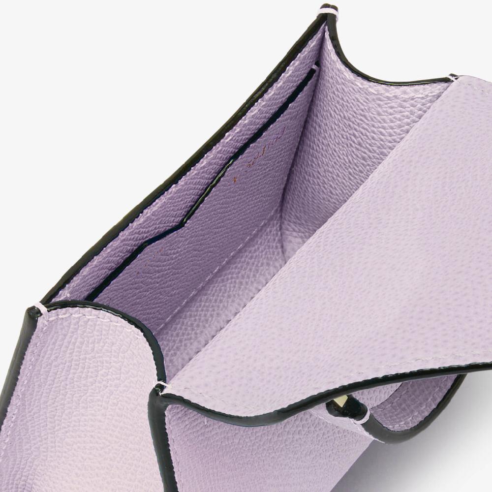 Valextra Borsa cintura da Donna di Lusso in Pelle Lilla | Valextra Iside Soddisfazione Garantita