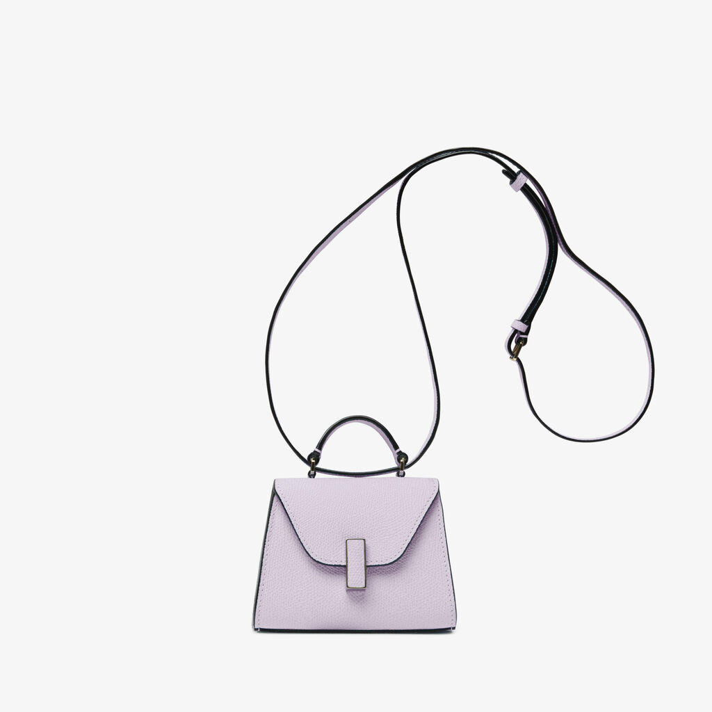 Valextra Borsa cintura da Donna di Lusso in Pelle Lilla | Valextra Iside Soddisfazione Garantita