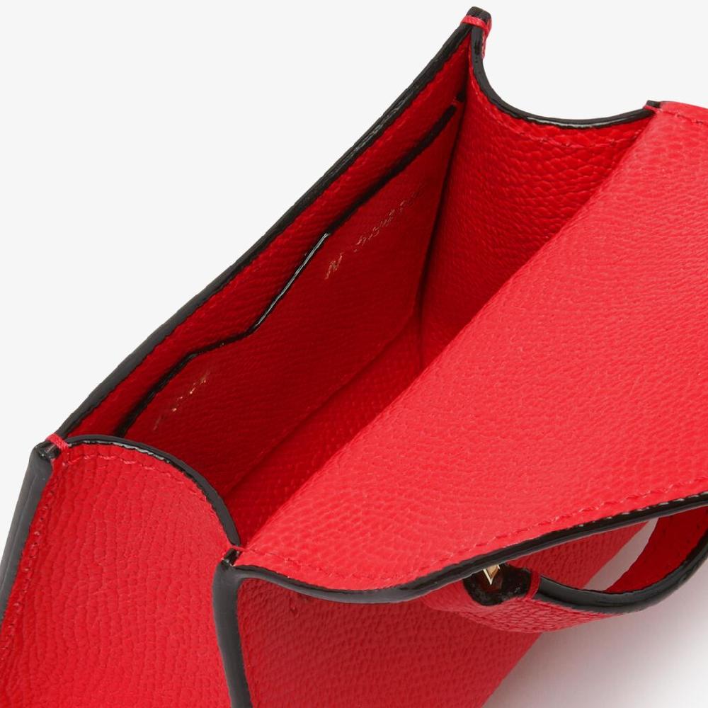 Valextra Borsa cintura da Donna in Pelle Rossa cremisi | Valextra Iside Qualità Garantita