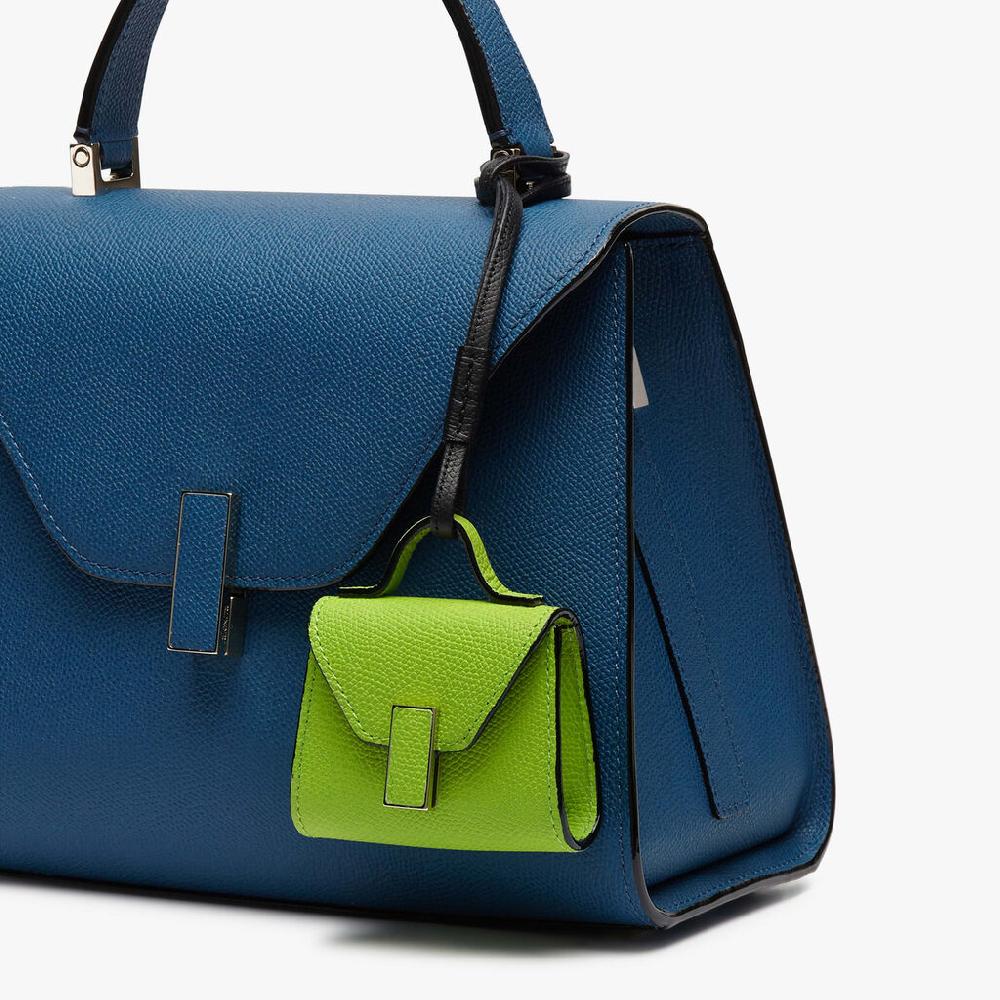 Valextra Charm per borsa da Donna in Pelle Verde | Valextra Iside Negozi Online