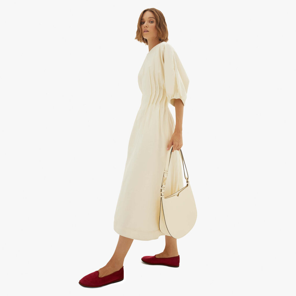 Valextra Borsa a spalla Media in Pelle Bianca | Valextra Hobo I Più Venduti