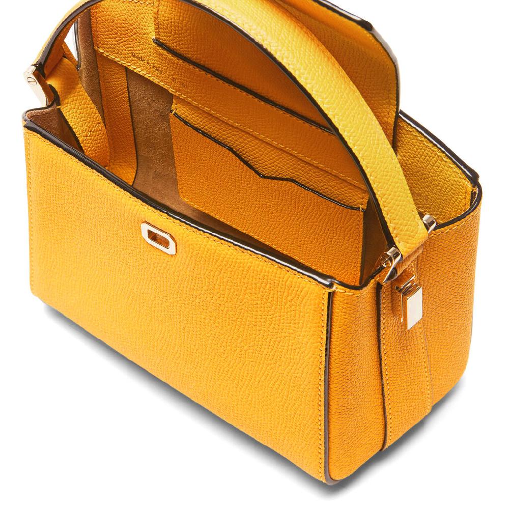 Valextra Borsa a tracolla da Donna in Pelle Gialla | Valextra Brera In Saldo