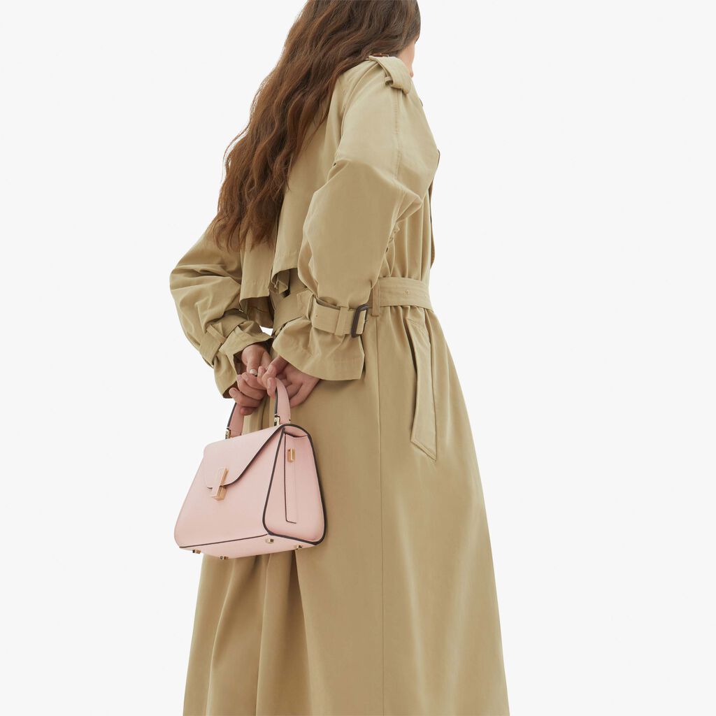 Valextra Borsa a mano Mini in Pelle Rosa | Valextra Iside Grande vendita