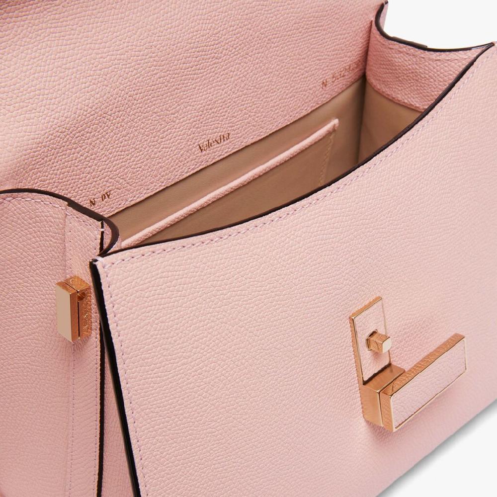 Valextra Borsa a mano Mini in Pelle Rosa | Valextra Iside Grande vendita