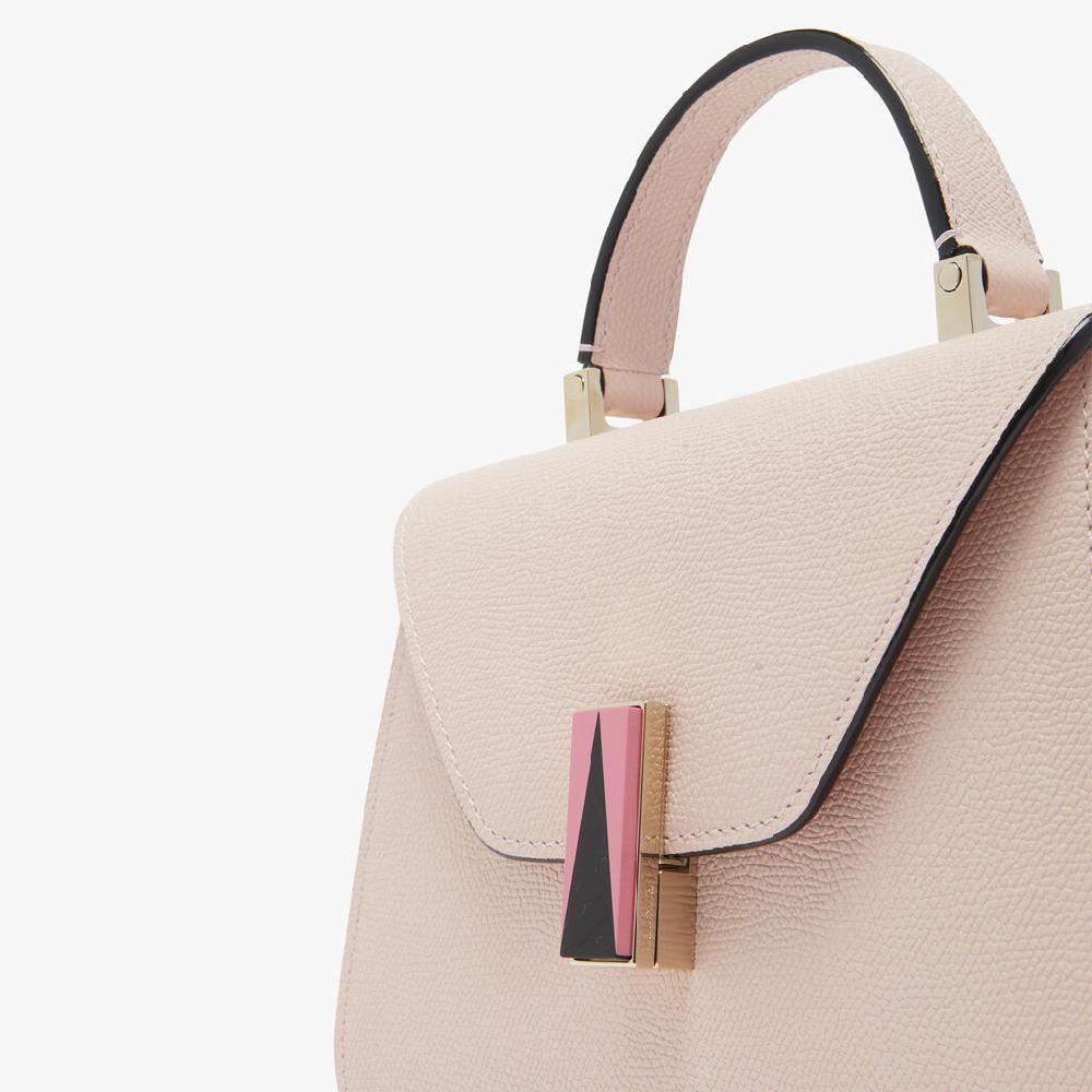 Valextra Borsetta a mano da Donna in Pelle Rosa | Valextra Iside Offerta esclusiva
