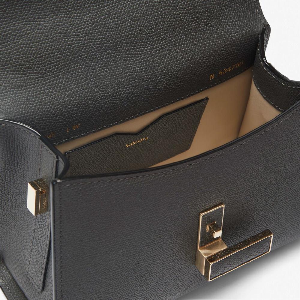 Valextra Borsa a mano elegante in Pelle Grigia | Valextra Iside Vendite stagionali
