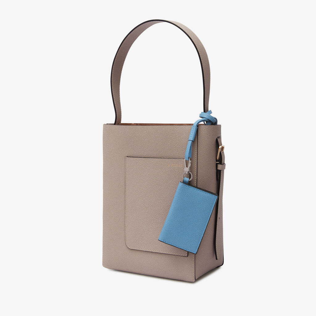 Valextra Porta carte con laccio da Donna in Pelle Azzurra | Valextra Offerta San Valentino