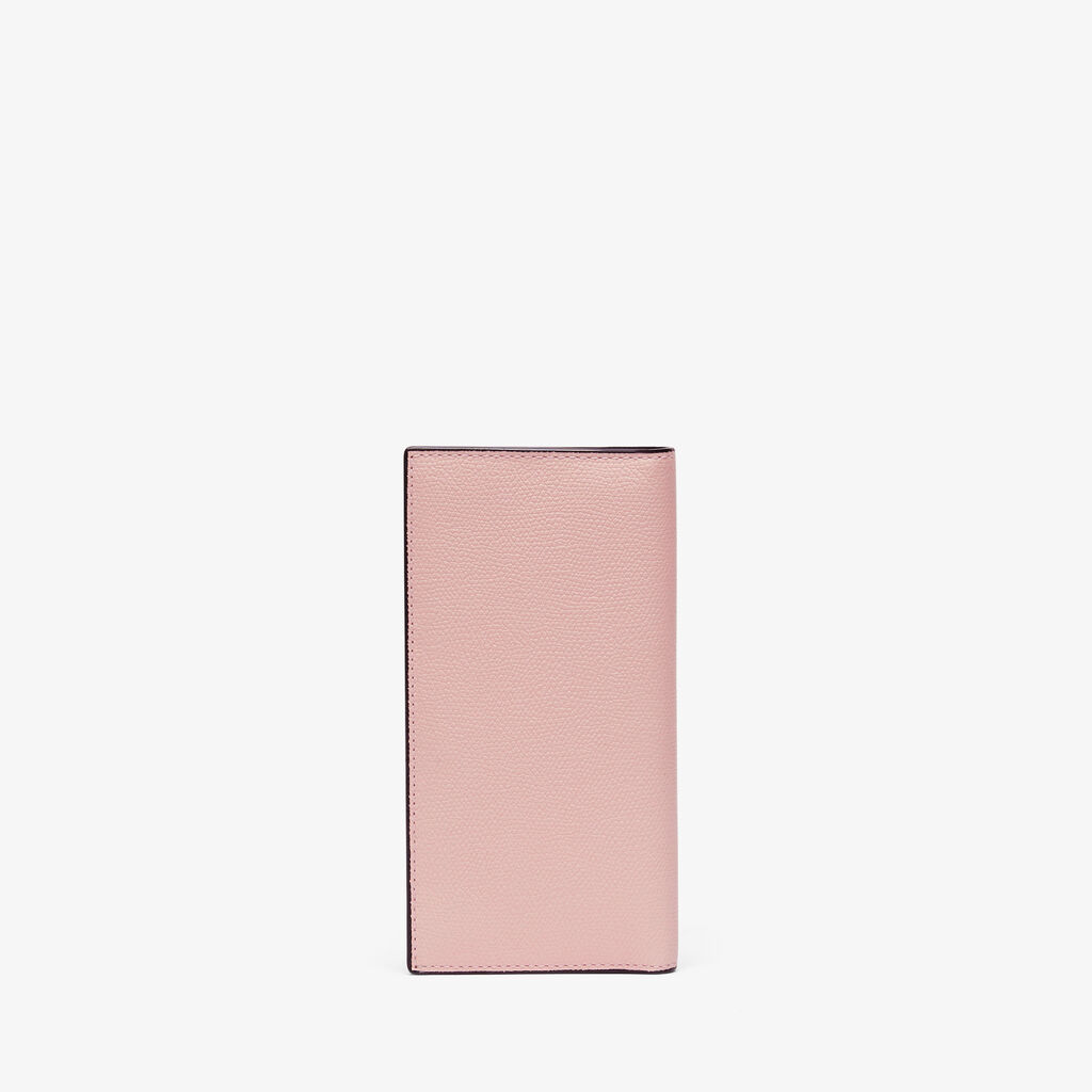 Valextra Portafoglio Bifold in Pelle Rosa con portamonete | Valextra Lightning offer