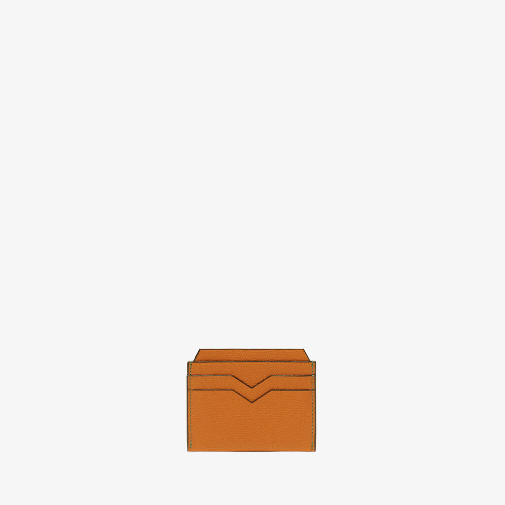 Valextra Portatessere e carte di credito in Pelle Marrone | Valextra Nuovi prodotti