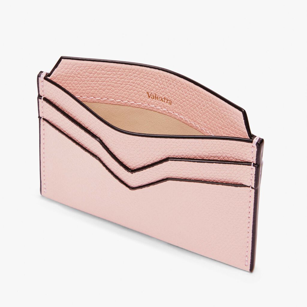 Valextra Portatessere e carte di credito in Pelle Rosa | Valextra Bestseller