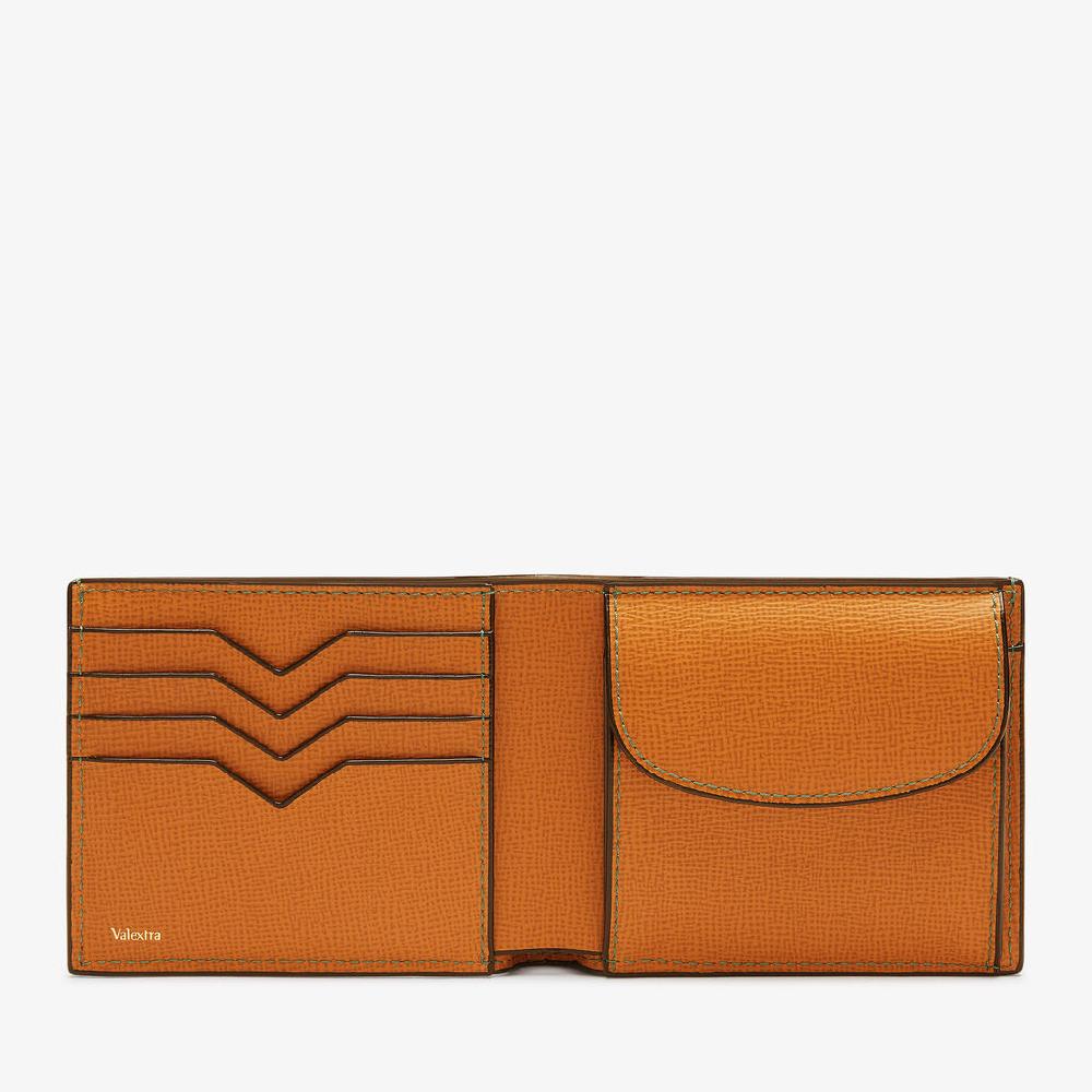 Valextra Portafoglio versatile Bifold in Pelle Marrone | Valextra Prezzo basso