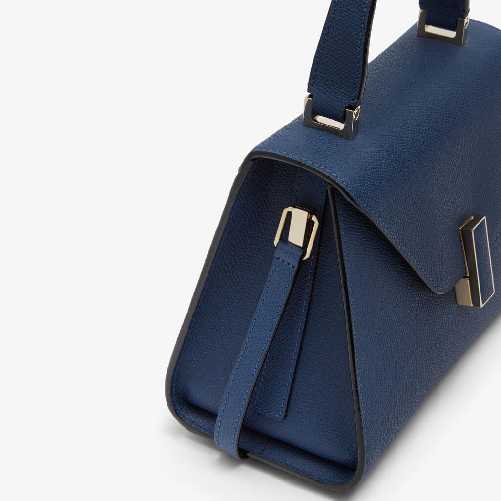 Valextra Borsa a mano Donna di Lusso in Pelle Blu Zaffiro | Valextra Iside Ultimi due giorni