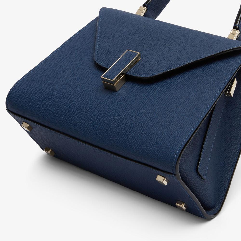 Valextra Borsa a mano Donna di Lusso in Pelle Blu Zaffiro | Valextra Iside Ultimi due giorni