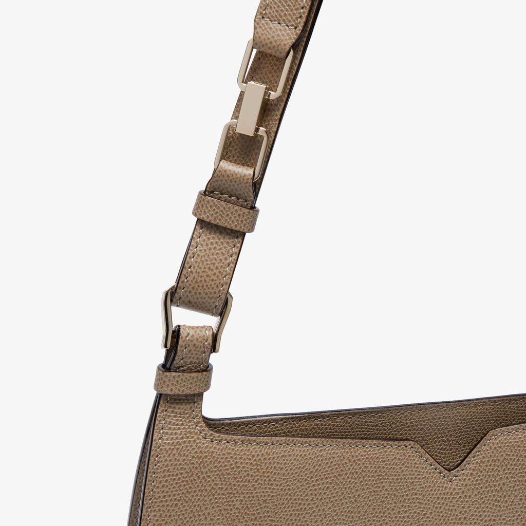 Valextra Borsa a spalla Media in Pelle Tortora | Valextra Hobo Fino al 50% di sconto